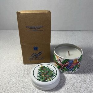 Vintage Avon Gift Collection Christmas Tree‎ Vanilla Scented Tin Candle 1996